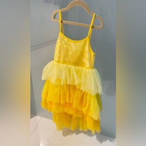 Lola and the Boys girls yellow dress